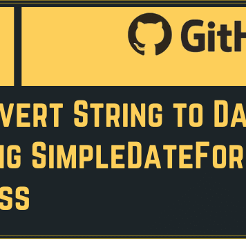 Convert String to Date Using SimpleDateFormat Class