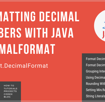 Java DecimalFormat Class