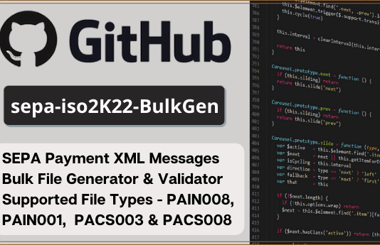 SEPA Bulk File Generator and Validator