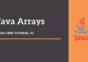 Java Tutorial #3 – Java Arrays