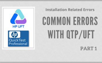 Common Errors with QTP/UFT – Part 1