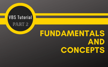 VBS Part 2 – Fundamentals and Concepts