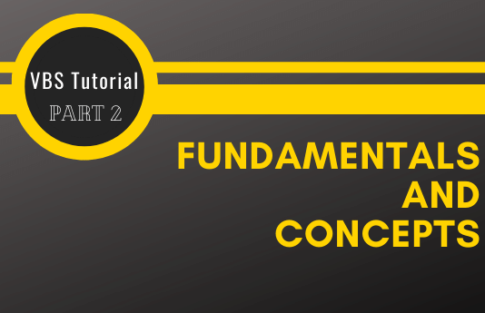 VBS Part 2 – Fundamentals and Concepts