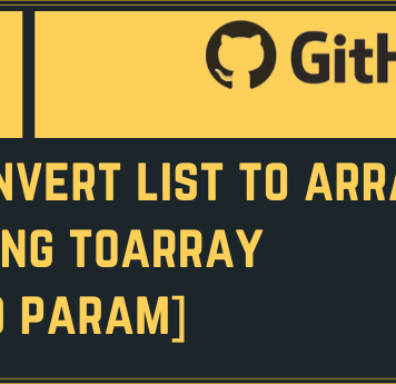 Convert List to Array Using ToArray Without Param