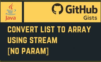 Convert List to Array Using Stream without Param