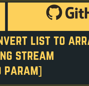 Convert List to Array Using Stream without Param