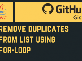 Remove Duplicates from List Using For-Loop