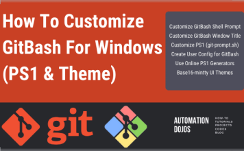 How To Customize GitBash For Windows