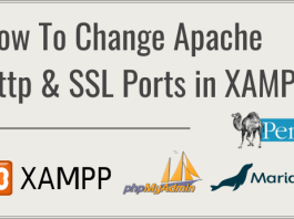 How To Change Apache Http & SSL Ports in XAMPP