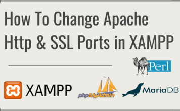 How To Change Apache Http & SSL Ports in XAMPP