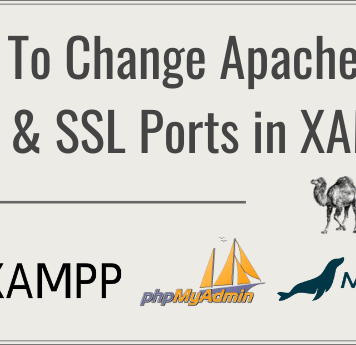 How To Change Apache Http & SSL Ports in XAMPP