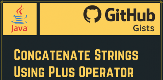 Concatenate Strings Using Plus Operator