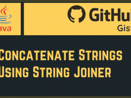 Concatenate Strings Using String Joiner