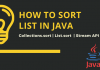 How To Sort List in Java
