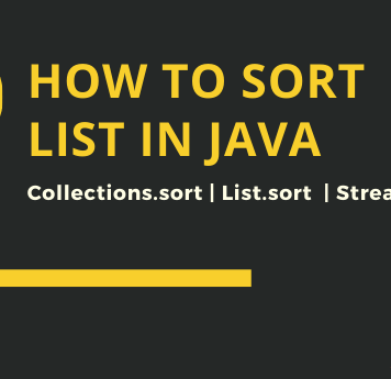 How To Sort List in Java