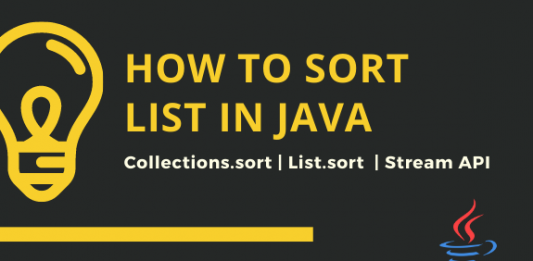 How To Sort List in Java