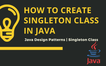 How To Create Singleton Class in Java