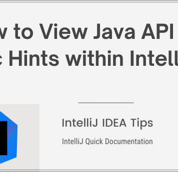 How to View Java API Doc Hints within IntelliJ