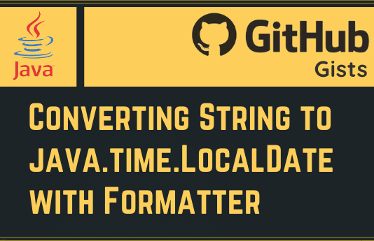 Convert String to java.time.LocalDate with Formatter