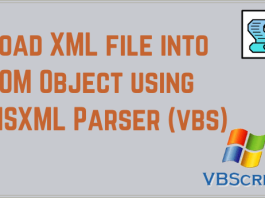 How To Load XML File into DOM Using MSXML