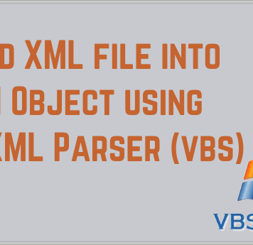How To Load XML File into DOM Using MSXML