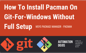 How To Install Pacman For Git on Windows