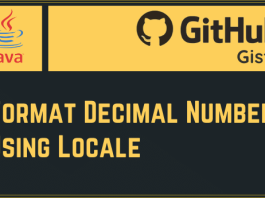 Format Decimal Numbers Using Locale