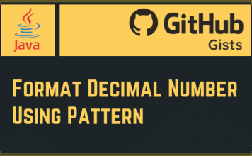 Format Decimal Numbers Using Pattern