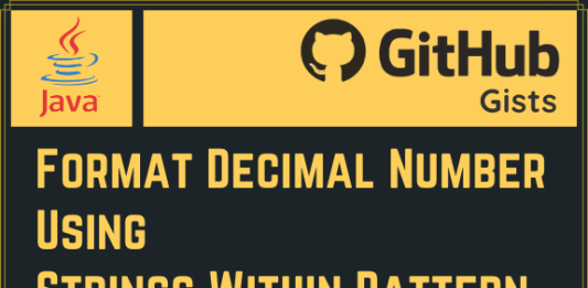 Format Decimal Numbers using Strings Within Pattern