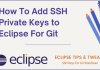 How To Add SSH Private Keys to Eclipse