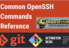 Common OpenSSH Commands Reference