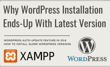 Why WordPress Installation Ends Up with latest version?