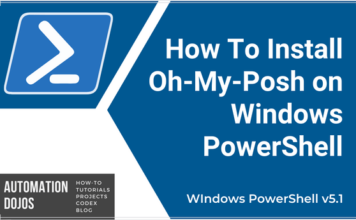 How To Install Oh-My-Posh On Windows PowerShell